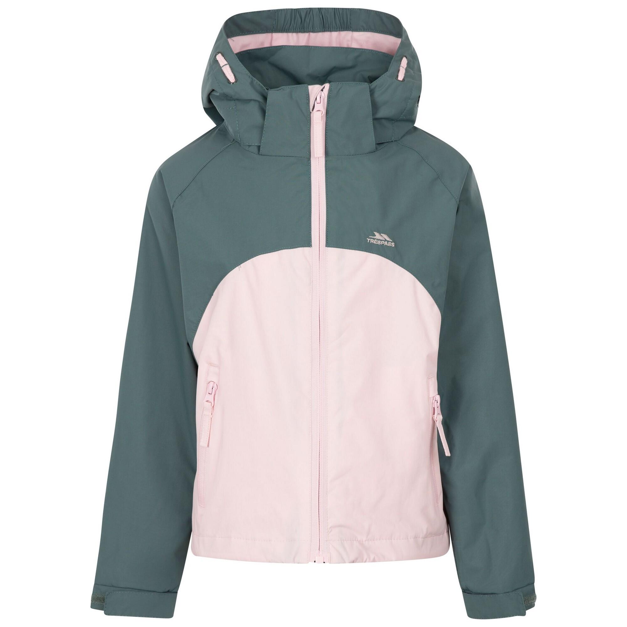 Girl's CAPTURE waterproof jacket (Dark green)