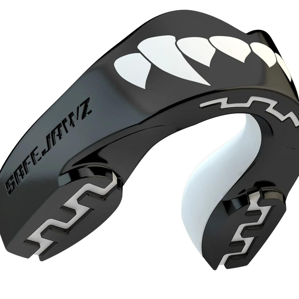 SafeJawz Extro Series "Fangz" Black Adult Mouthguard