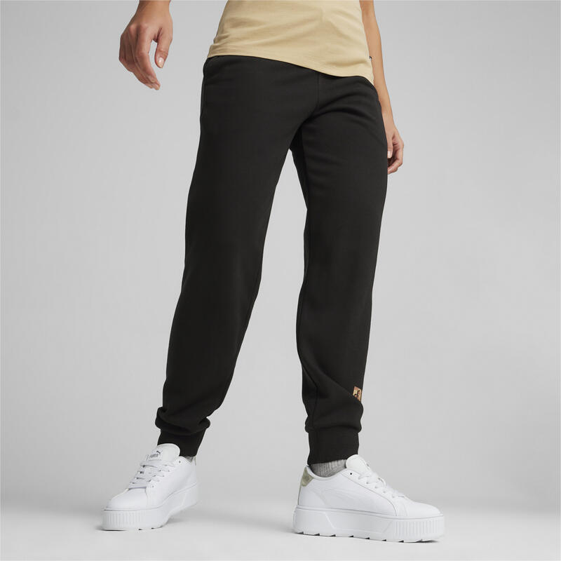 Pantaloni da corsa ESS+ ANIMAL da donna PUMA Black