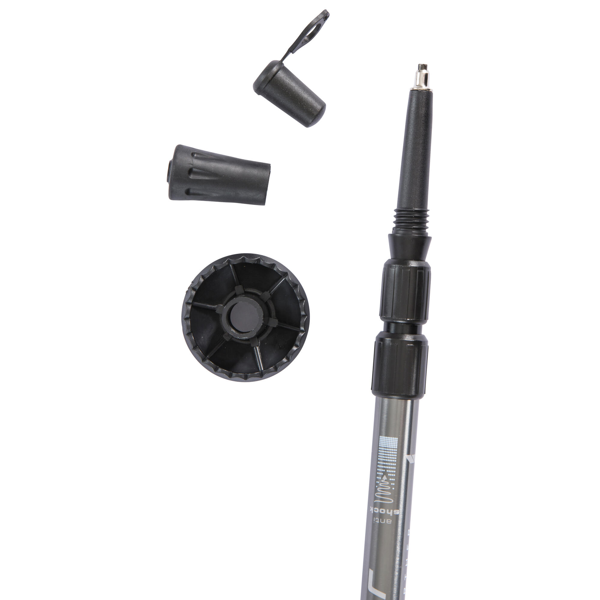 Transduo 2 Piece Walking Pole Set (Graphite) 4/5