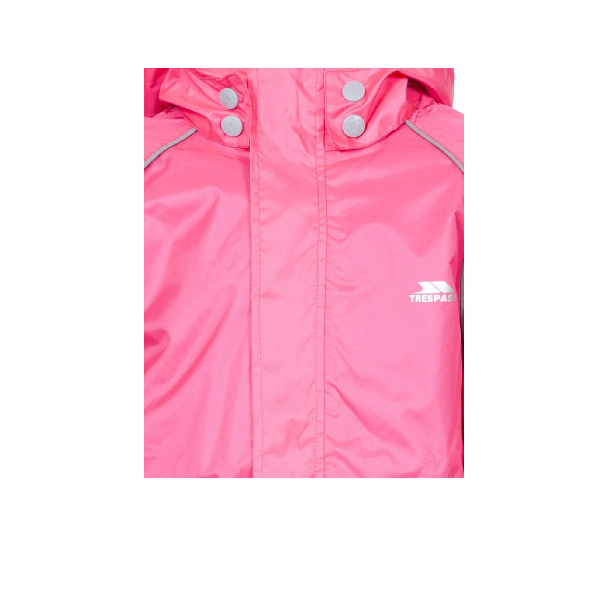 Children's NEELY II waterproof jacket (Fuchsia)