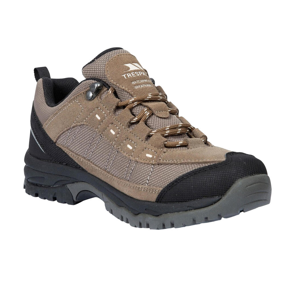 Womens/Ladies Scree Lace Up Technical Walking Shoes (Fawn)