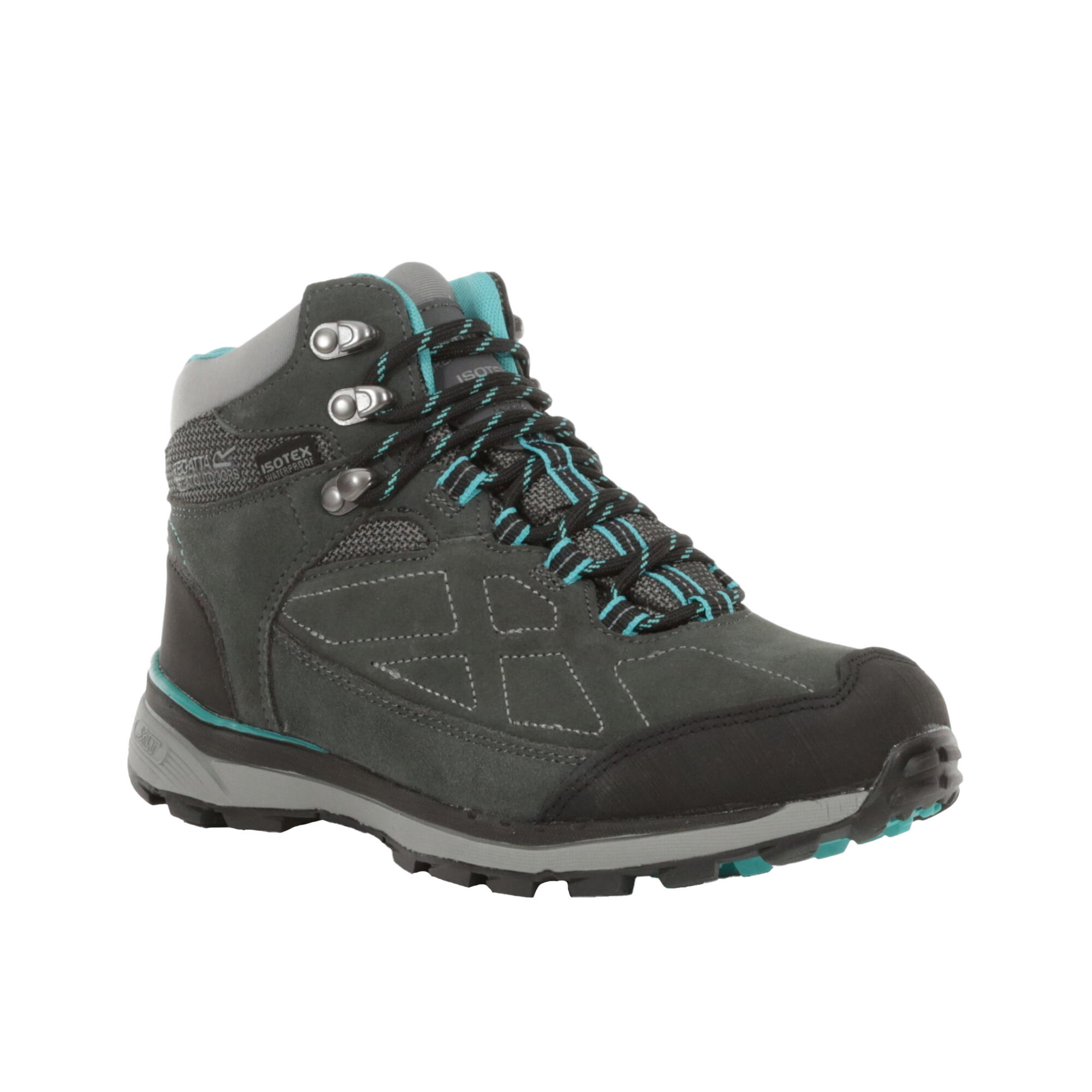 Womens/Ladies Samaris Suede Walking Boots (Briar/Atlantis Blue)
