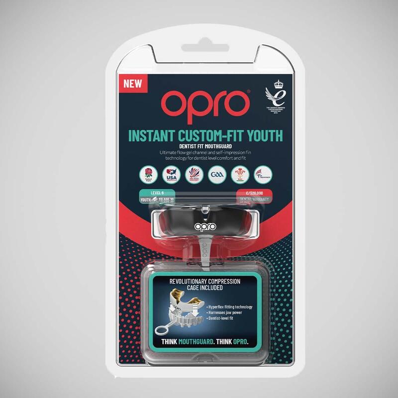 Opro Gebitsbeschermer Instant Custom-Fit V2 Goud/Wit Junior