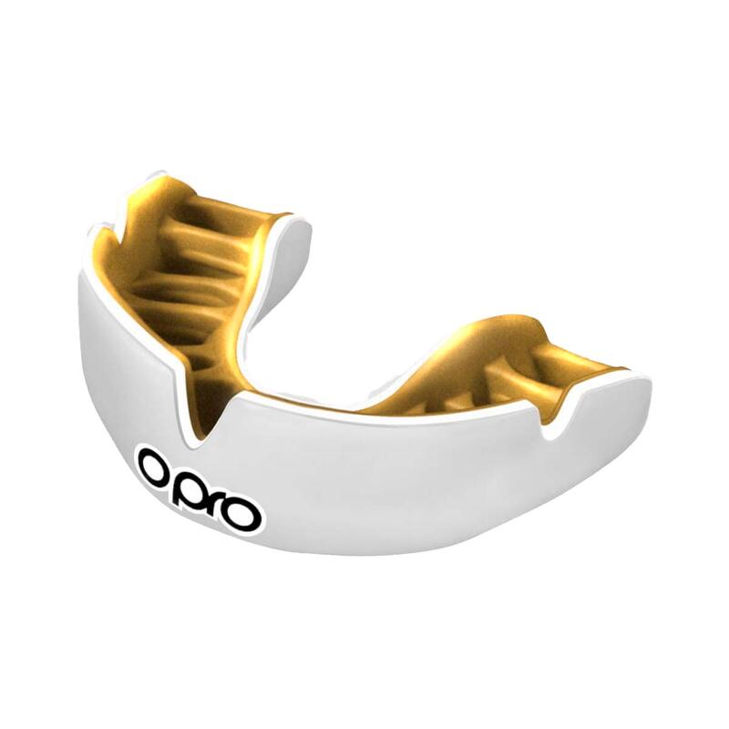 Opro Gebitsbeschermer Instant Custom-Fit V2 Wit/Goud Junior