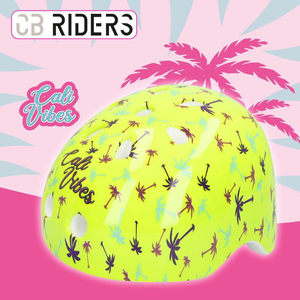 Capacete infantil amarelo neon CB Riders 2/7