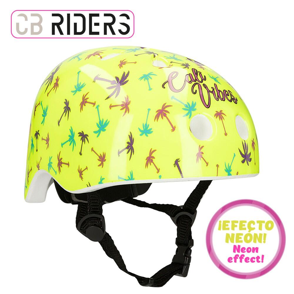 Capacete infantil amarelo neon CB Riders 3/7
