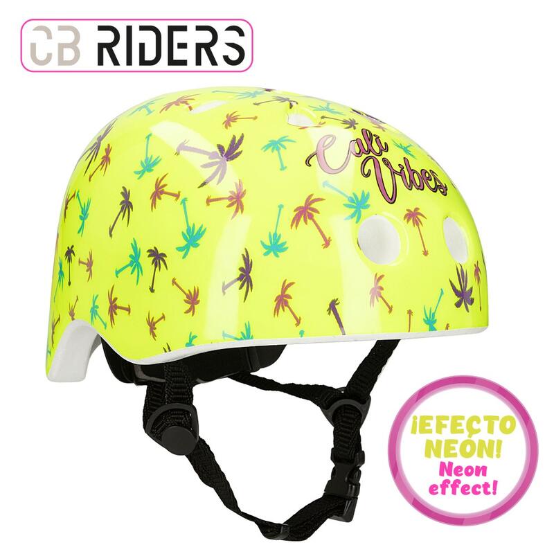 Casco infantil amarillo neón CB Riders