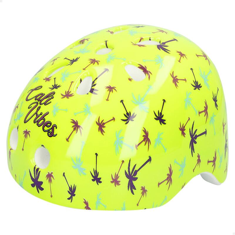 Capacete infantil amarelo neon CB Riders