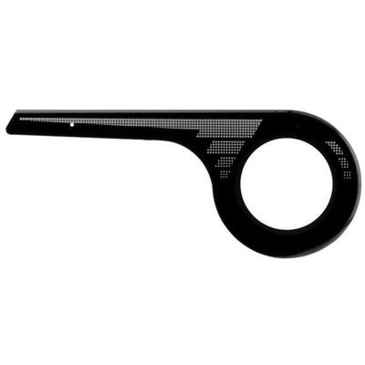 Ketingscherm 24/26/28" gsr junior voor 38-40 tands tandwielen - zwart