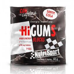 Higums Blocks con Cafeína - 40g Cola de Nutrisport