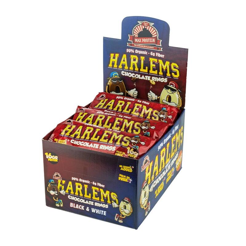 Max Protein - Harlems 9 x 110 g - Anillos de chocolate -  Sabor: Chocolate