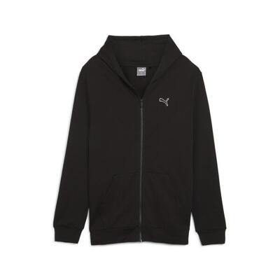 Felpa con zip integrale e cappuccio Better Essentials da uomo PUMA Black