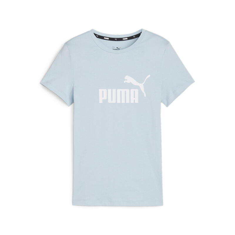 Essentials T-Shirt mit Logo Mädchen PUMA Turquoise Surf Blue