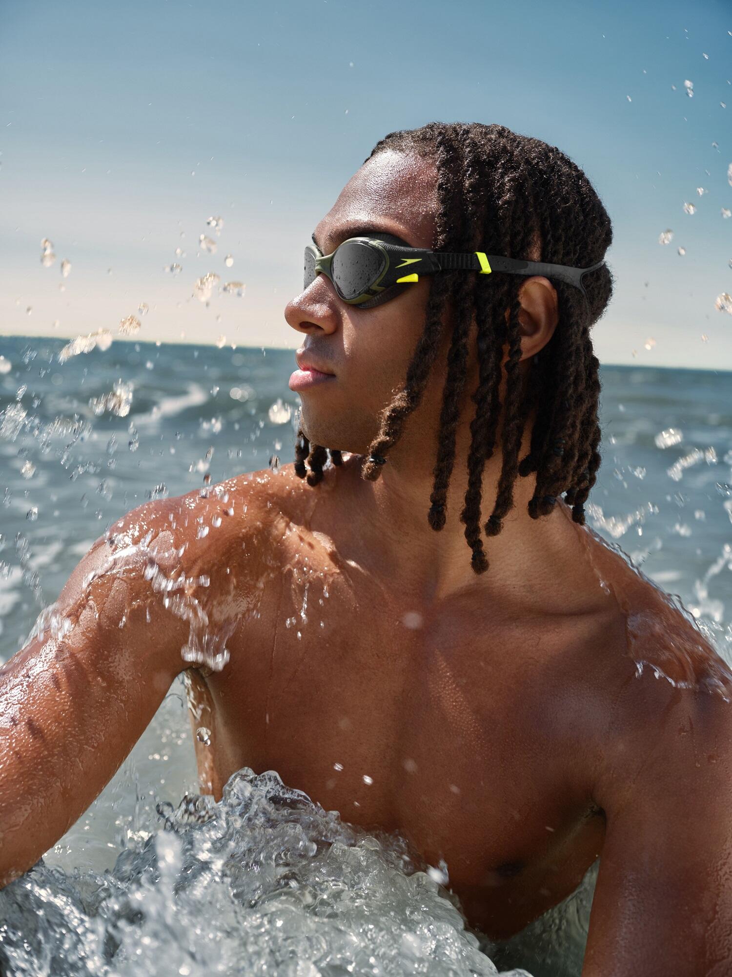 Speedo Polarized Biofuse 2.0 Schwimmbrille Schwarz / Grün 5/7