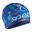 Casquette en silicone imprimée Speedo Junior - Bleu / Blanc