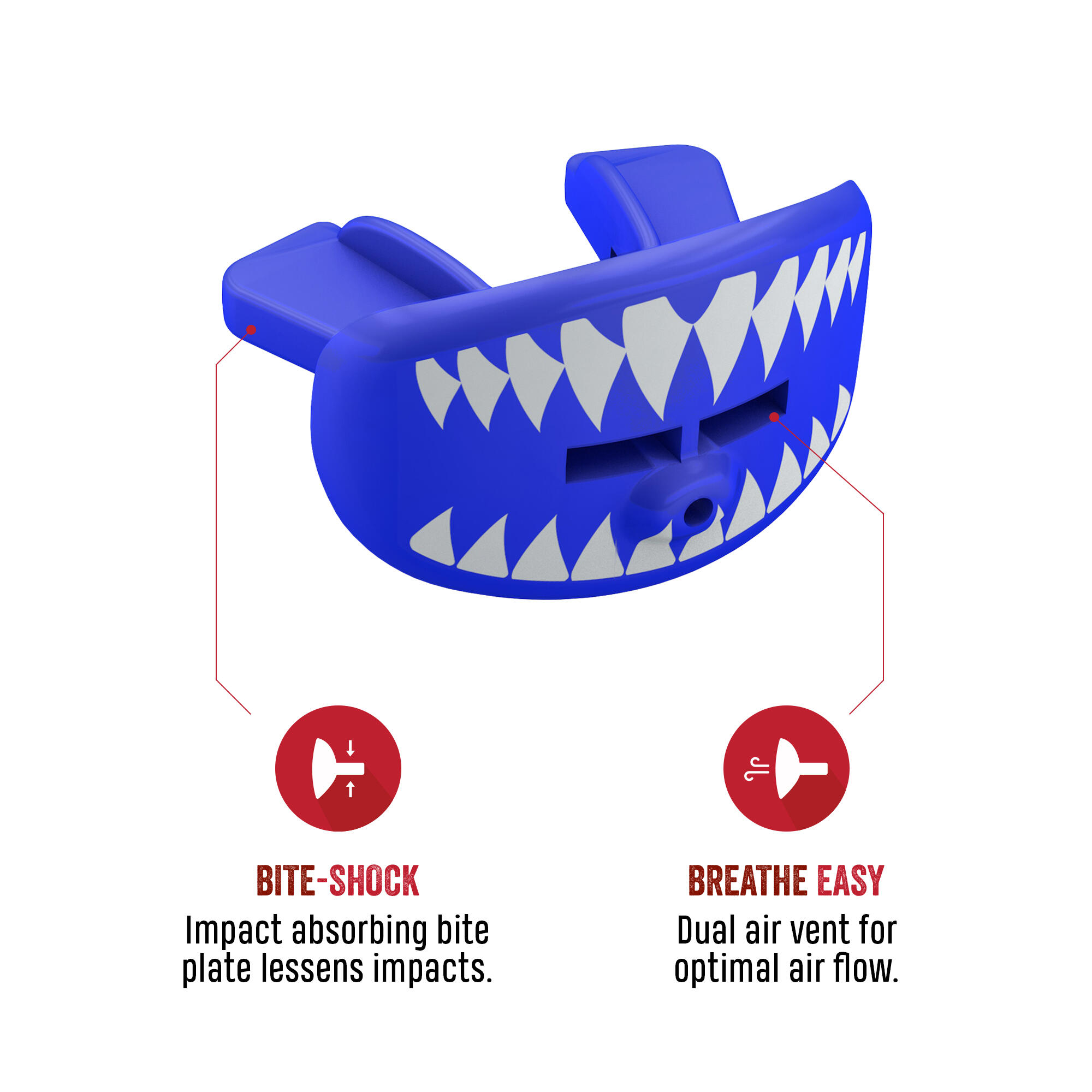 SAFEJAWZ Lip Protector Sports Mouth Guard 2/6