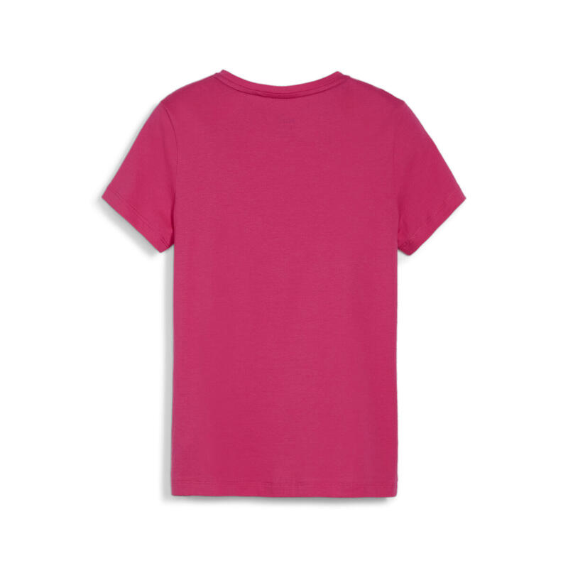 Essentials T-Shirt mit Logo Mädchen PUMA Garnet Rose Pink