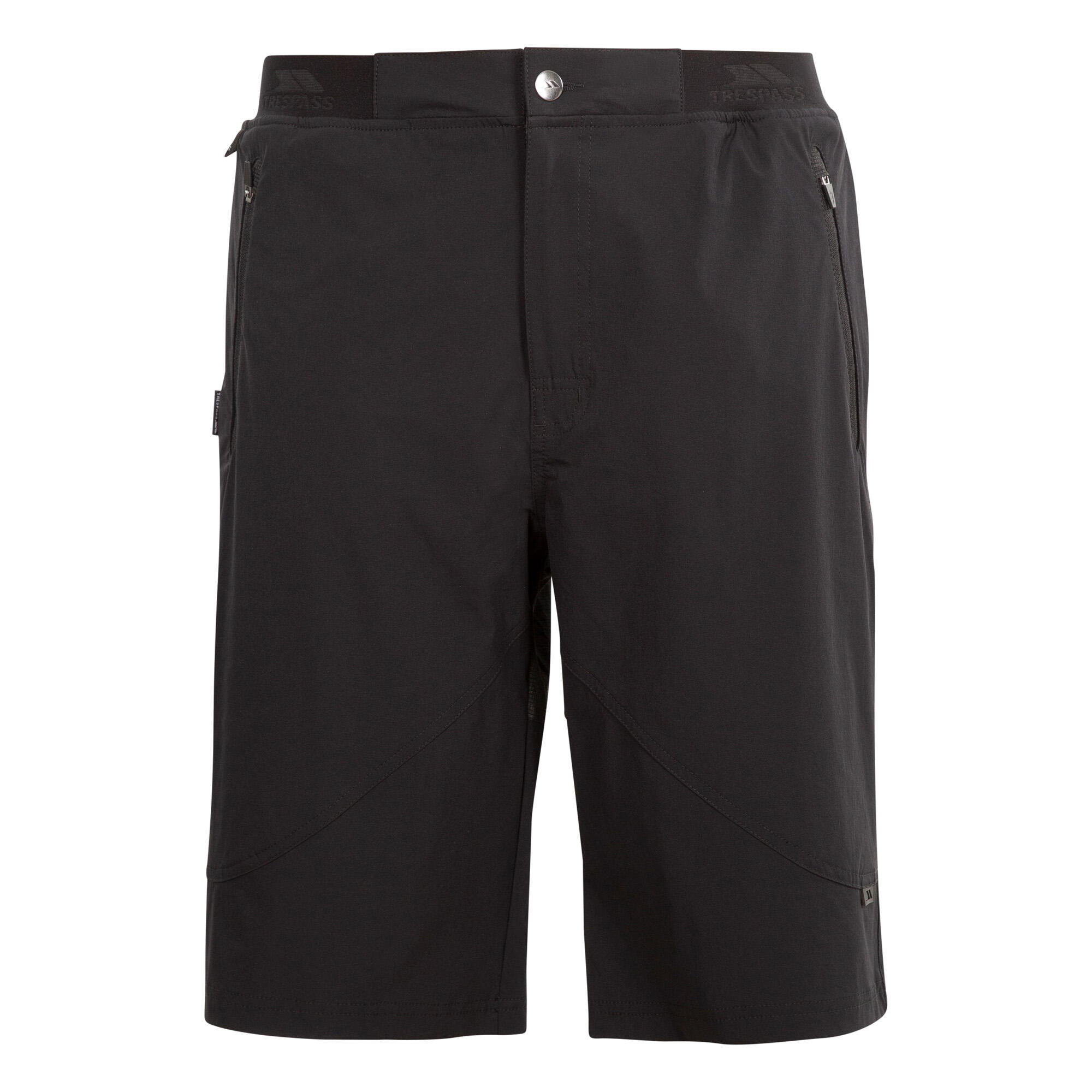 TRESPASS Mens Hainford Shorts (Black)