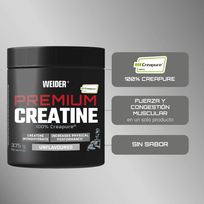 Weider - Premium Creatine 375 g - 100 % Creatina Creapure