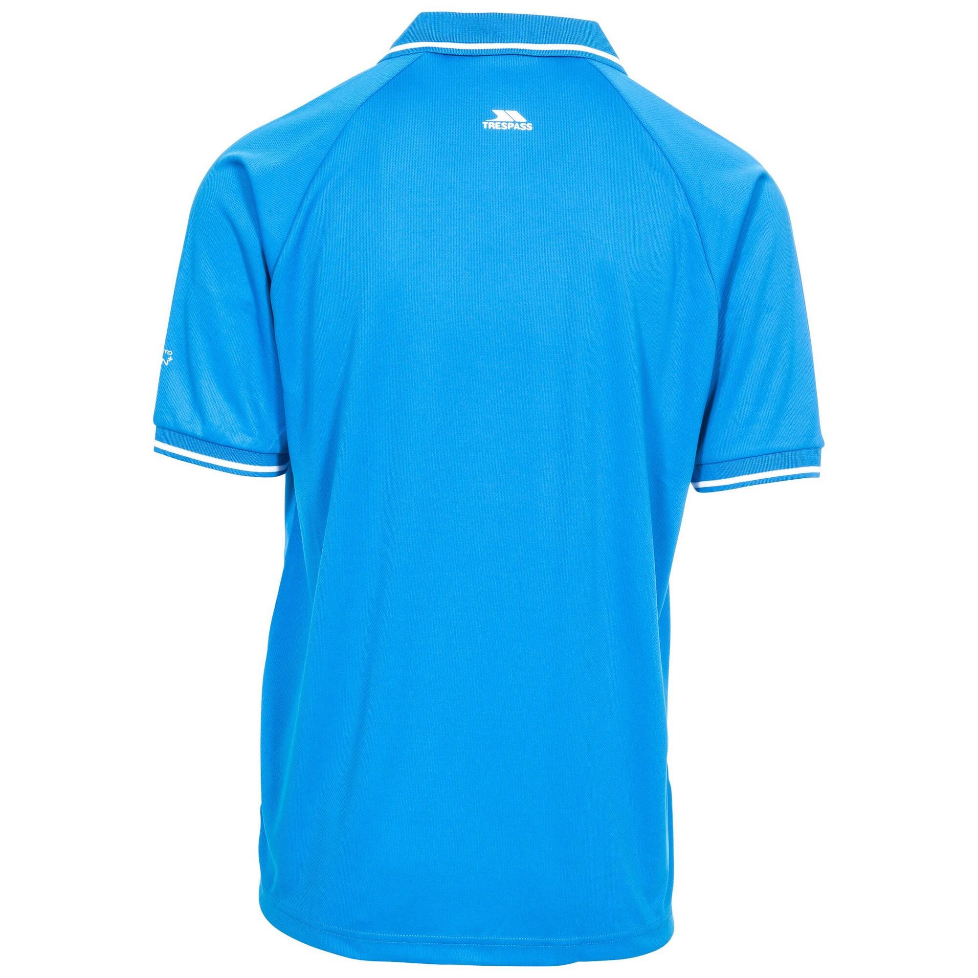 Heren Bonnington Polo Top (Helder Blauw) 2/5