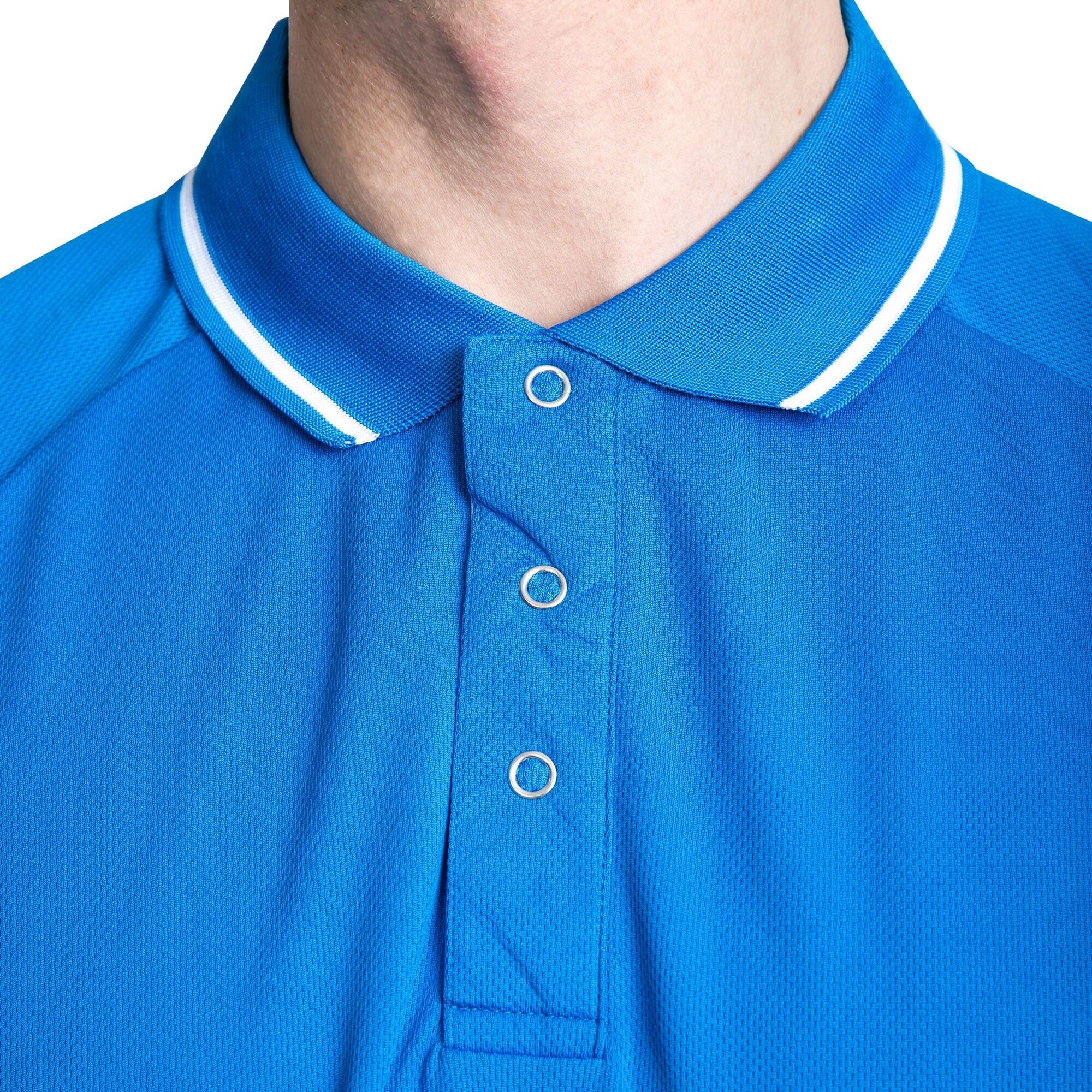 Heren Bonnington Polo Top (Helder Blauw) 3/5