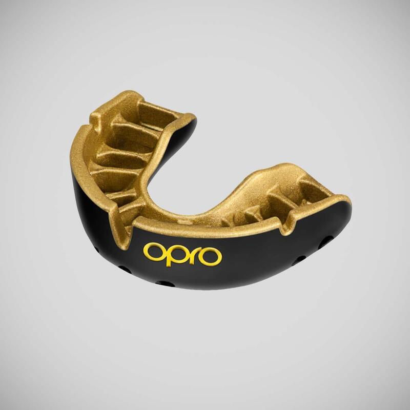 OPRO Gebitsbeschermer Self-Fit Gold-Edition V2 Zwart/Goud Junior