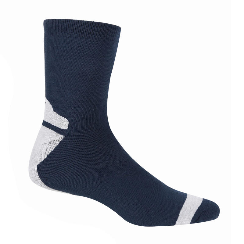 Dames sokken voor laarzen (Zwart/Kersenroze/Navy)