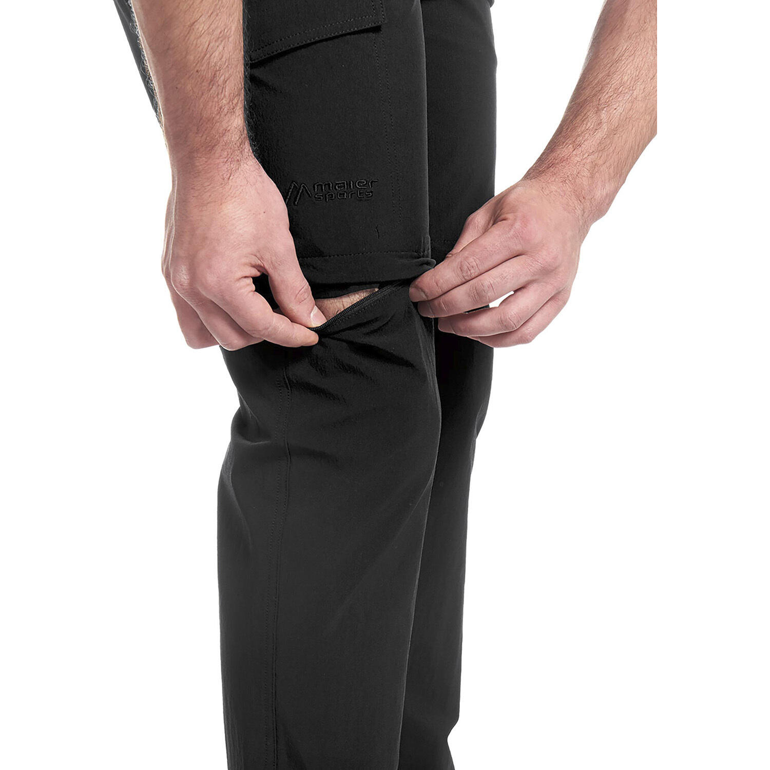 Pantaloni da trekking slim con zip Maier Sports Torid 9/11