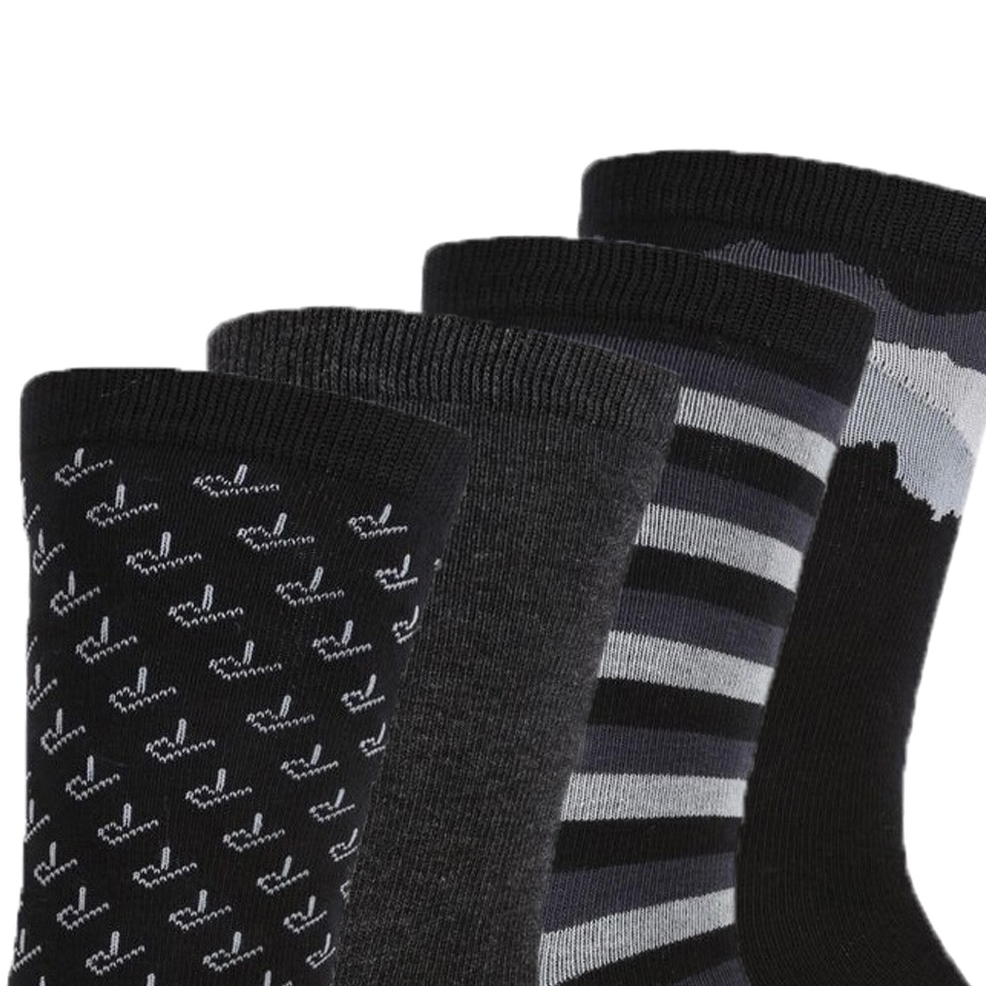 Mens Lifestyle Socks (Pack of 4) (Black) 3/4