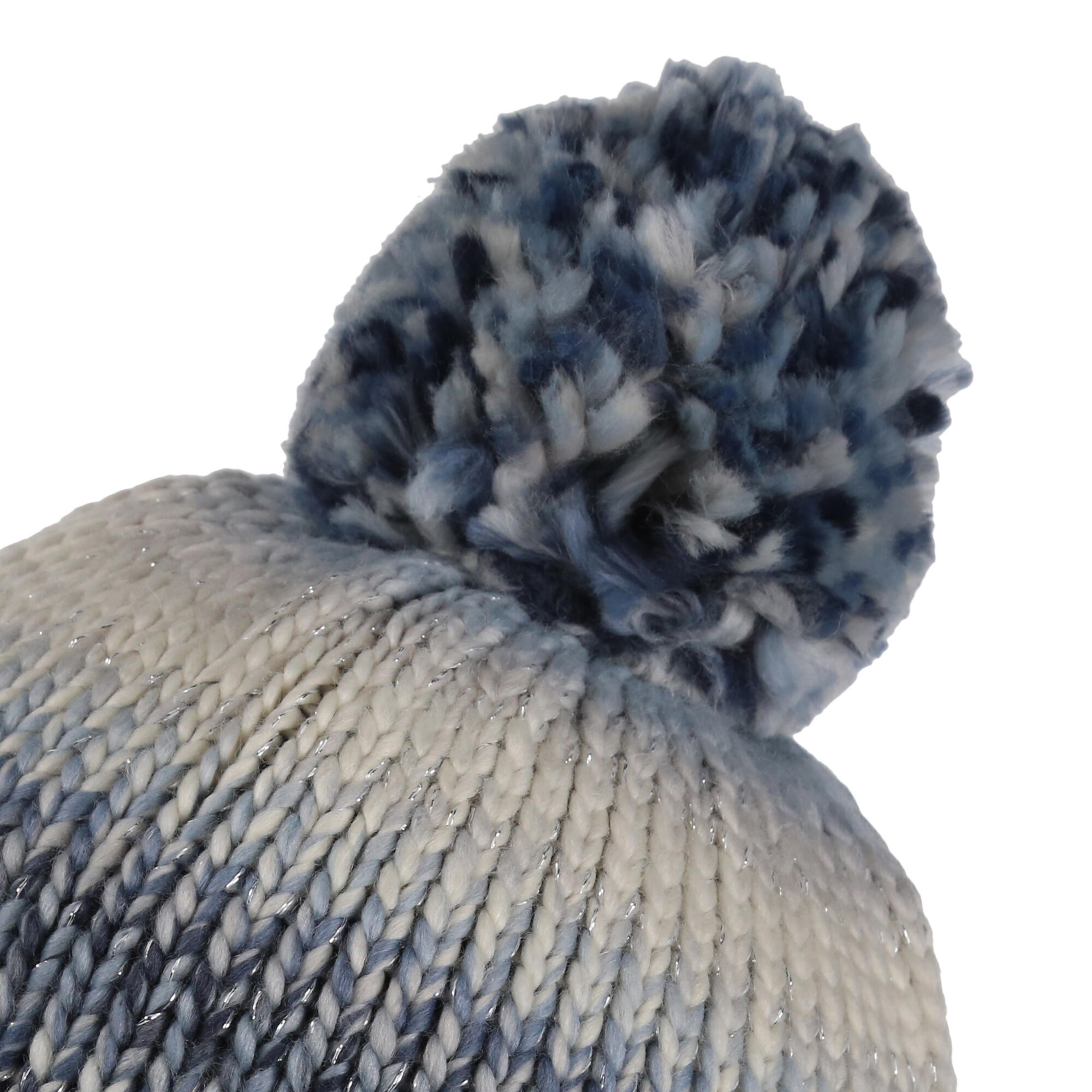 Bonnet Tricoté À Pompon FROSTY Femme (Bleu Marine) 2/5