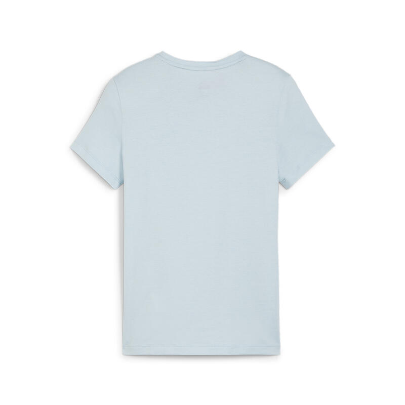 T-shirt con logo Essentials Youth PUMA Turquoise Surf Blue