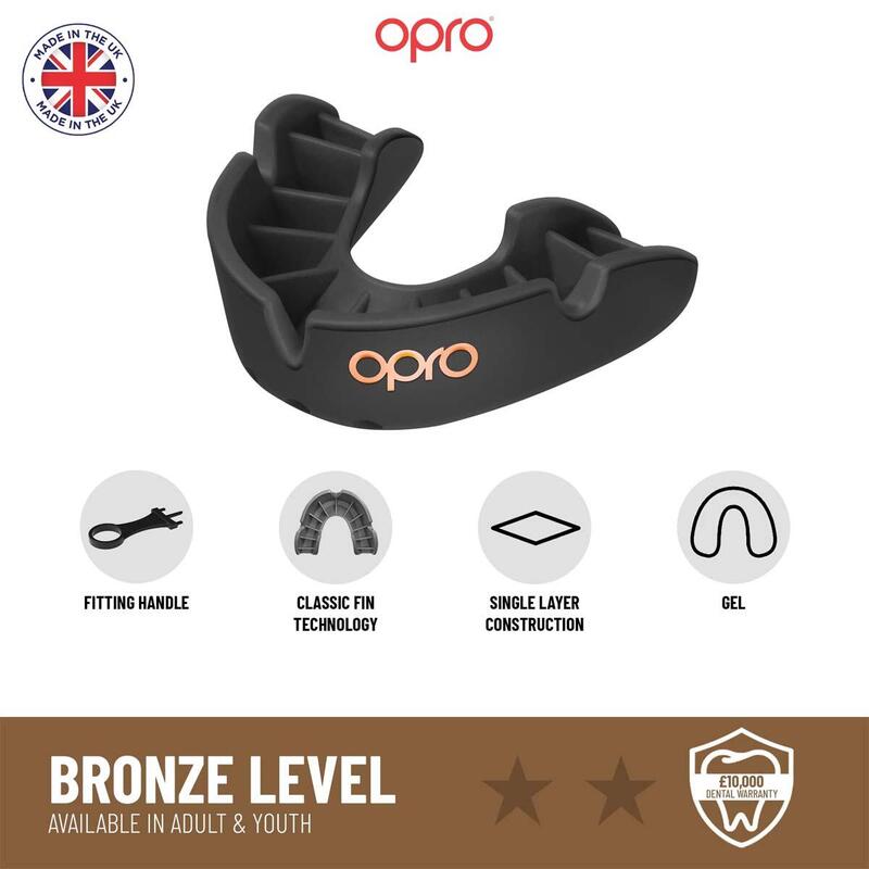 Protège-dents auto-ajustable Opro Bronze