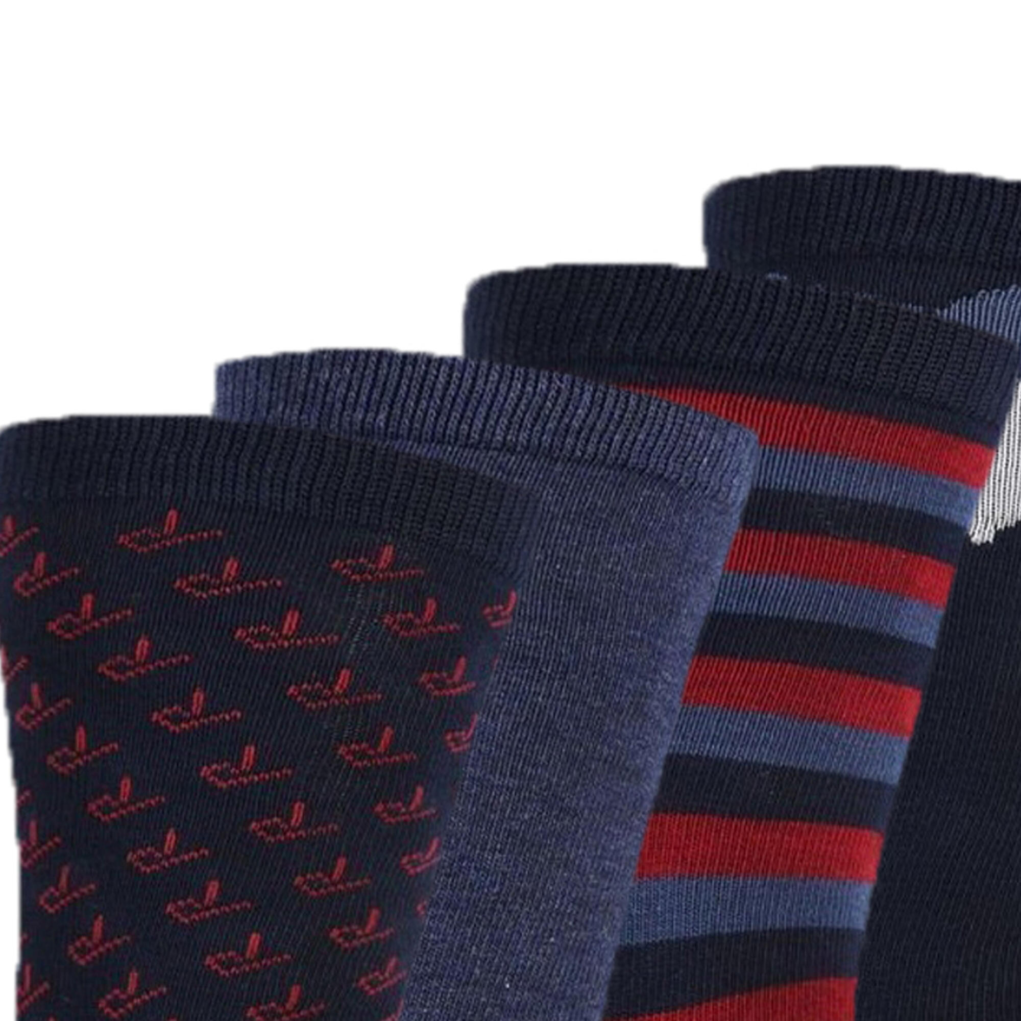 Mens Lifestyle Socks (Pack of 4) (Dark Denim) 3/4