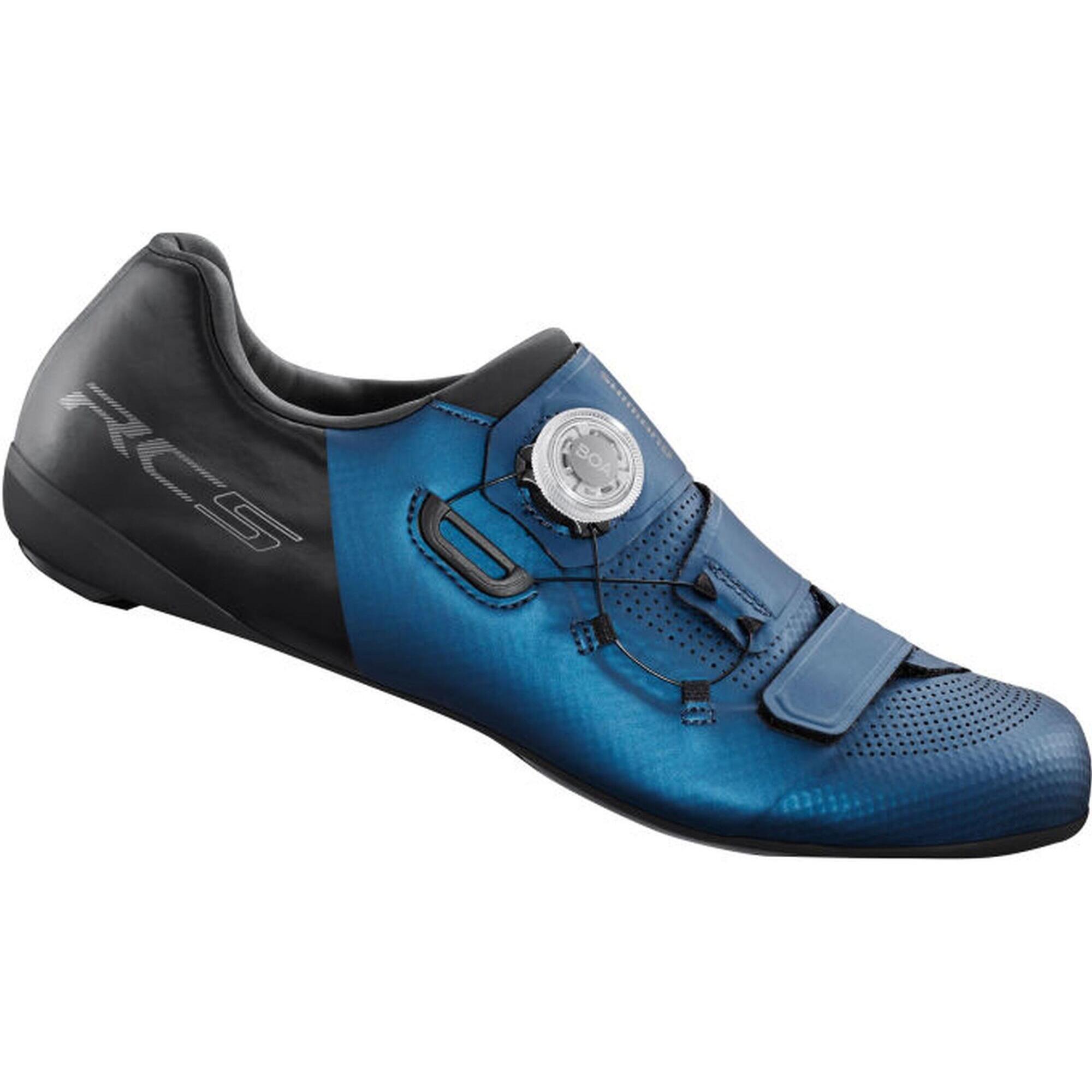 Shimano - Vélo De Course - Chaussures De Vélo Sh-rc502 - Chaussures De Sport - Bleu - 48 - Decathlon