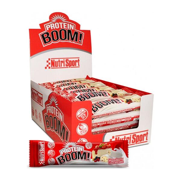 Nutrisport - Protein Boom 24 barritas x 49 g - Barritas de proteína -  Sabor: Ta 1/3