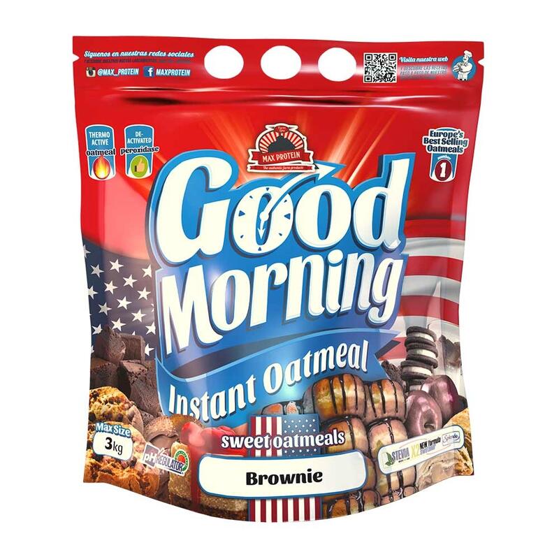 Max Protein - Good Morning Instant® Oatmeal 3 kg - Farinha de aveia com sabor