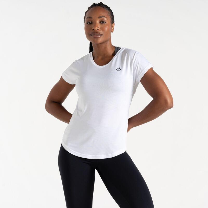 Vigilant Femme Yoga T-Shirt - blanc