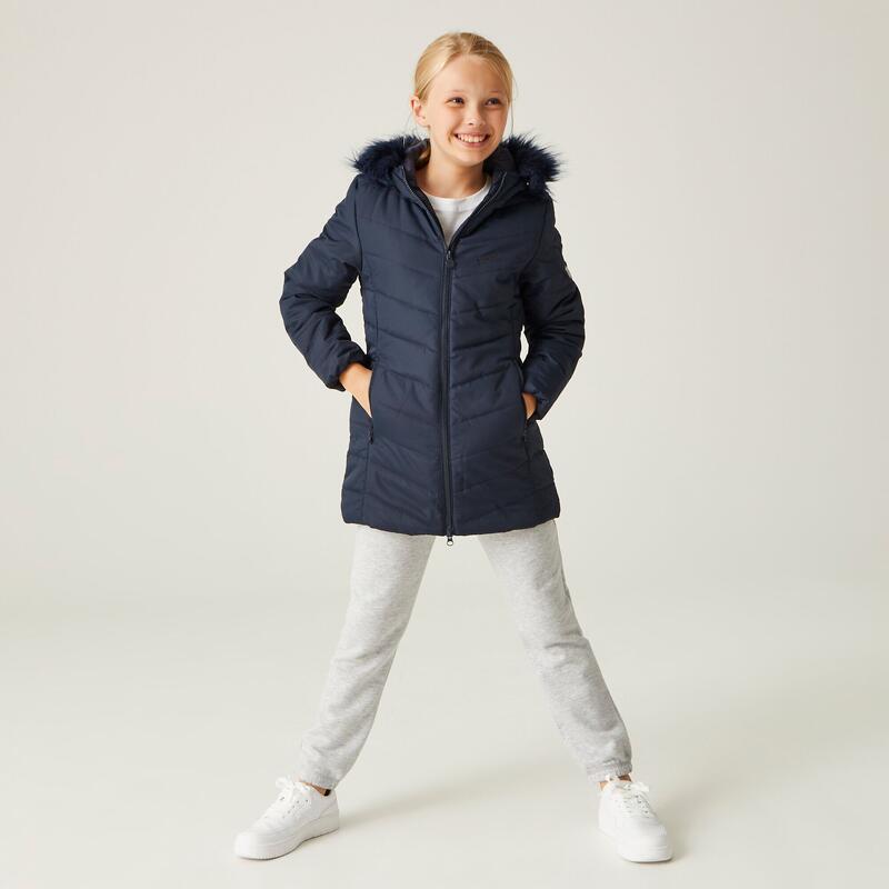 Fabrizia Wanderparka-Jacke für Kinder, isolierend - Marineblau