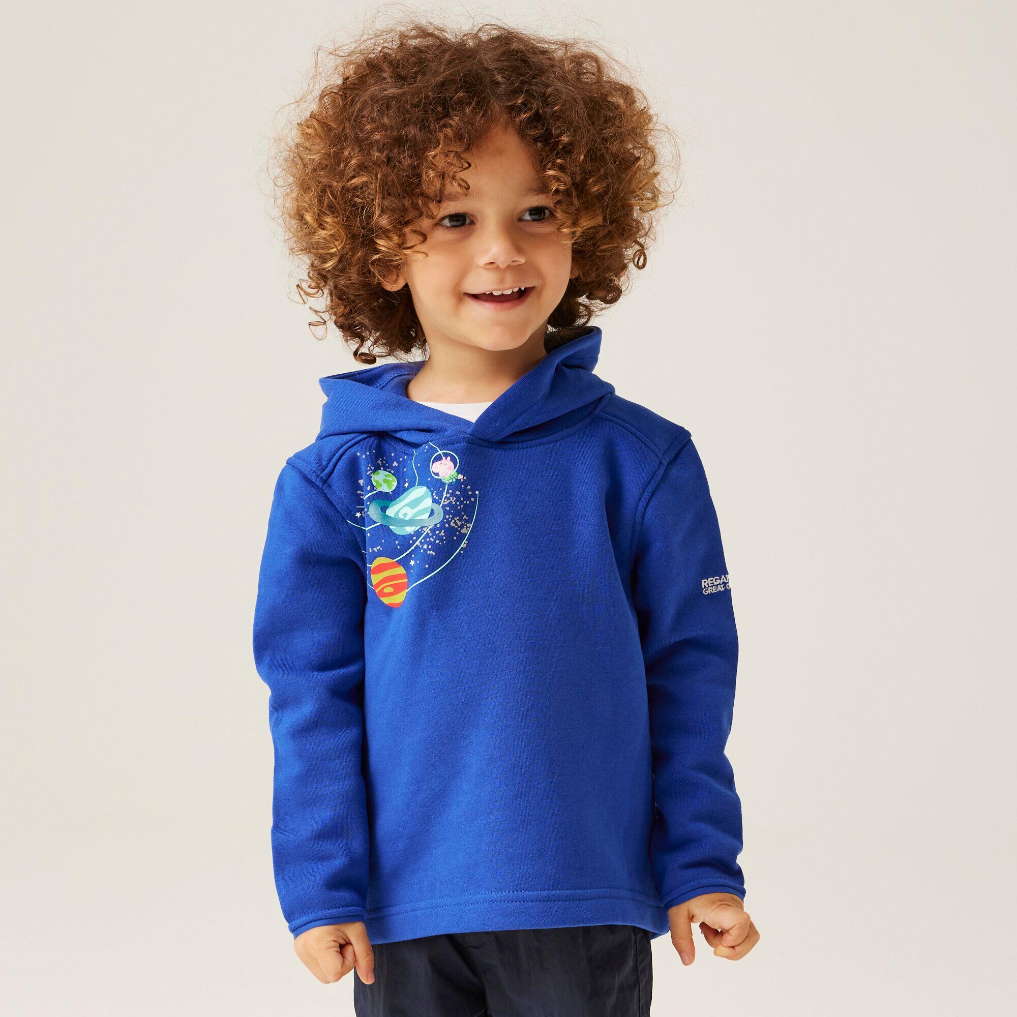 Regatta - Peppa Pig Sweat De Randonnée Imprimé À Capuche Pour Enfant - Pull - Bleu|vert - 18 Mois - Decathlon
