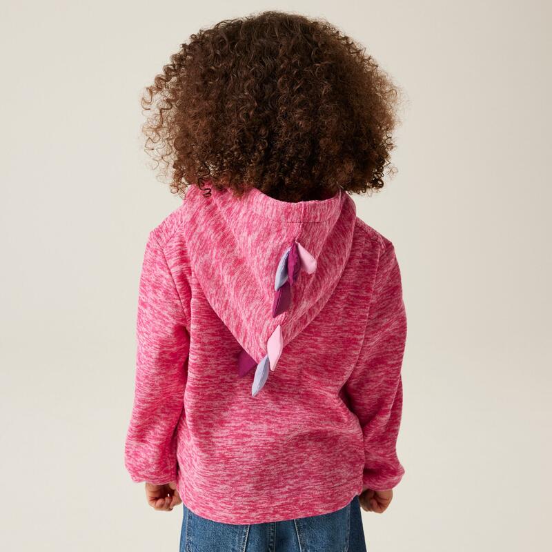 Peppa Wutz Walkingfleece für Kinder mit durchgehendem Reißverschluss - Pink