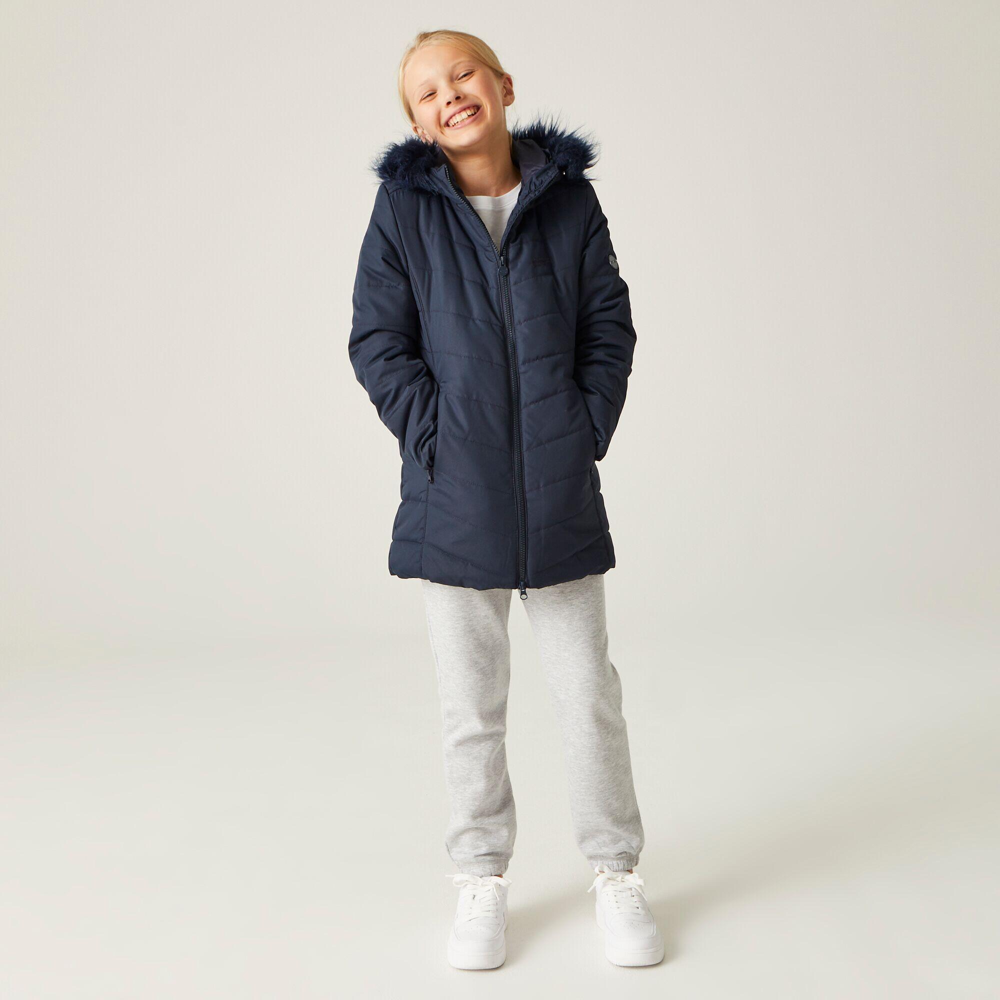 Fabrizia Kids' Hiking Insulated Parka Jacket - Navy 2/5