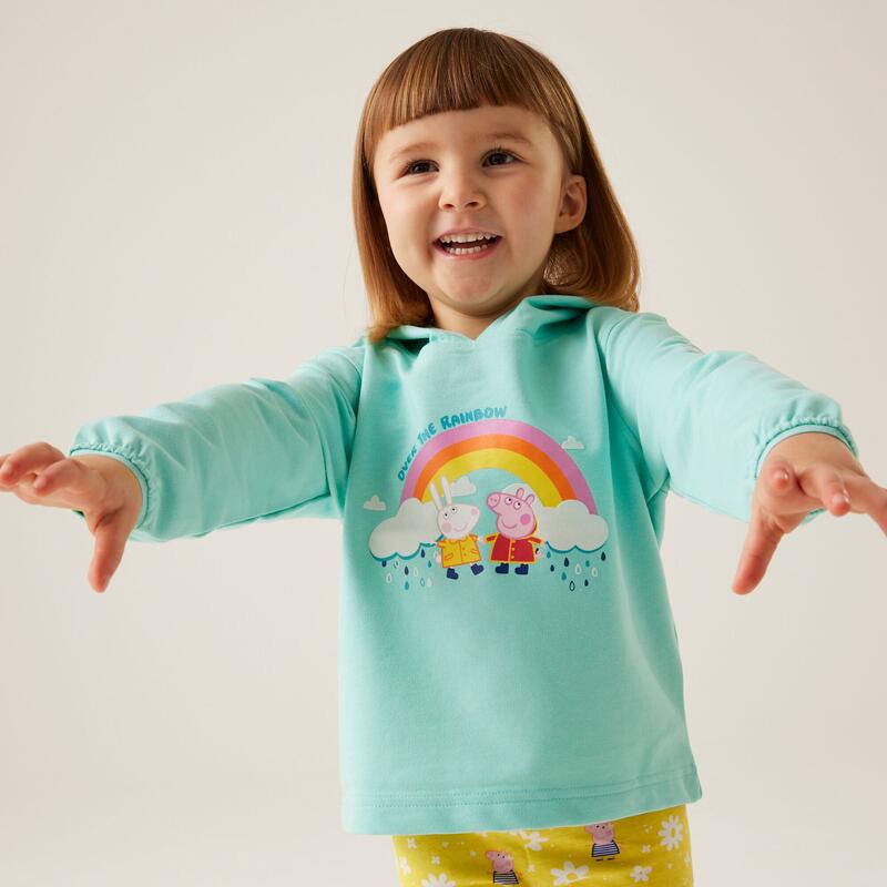 Peppa Wutz Wander-Hoodie für Kinder - Aqua