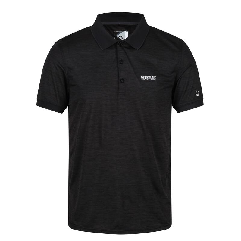 Camiseta Manga Hombre- REGATTA Remex II Polo - Black