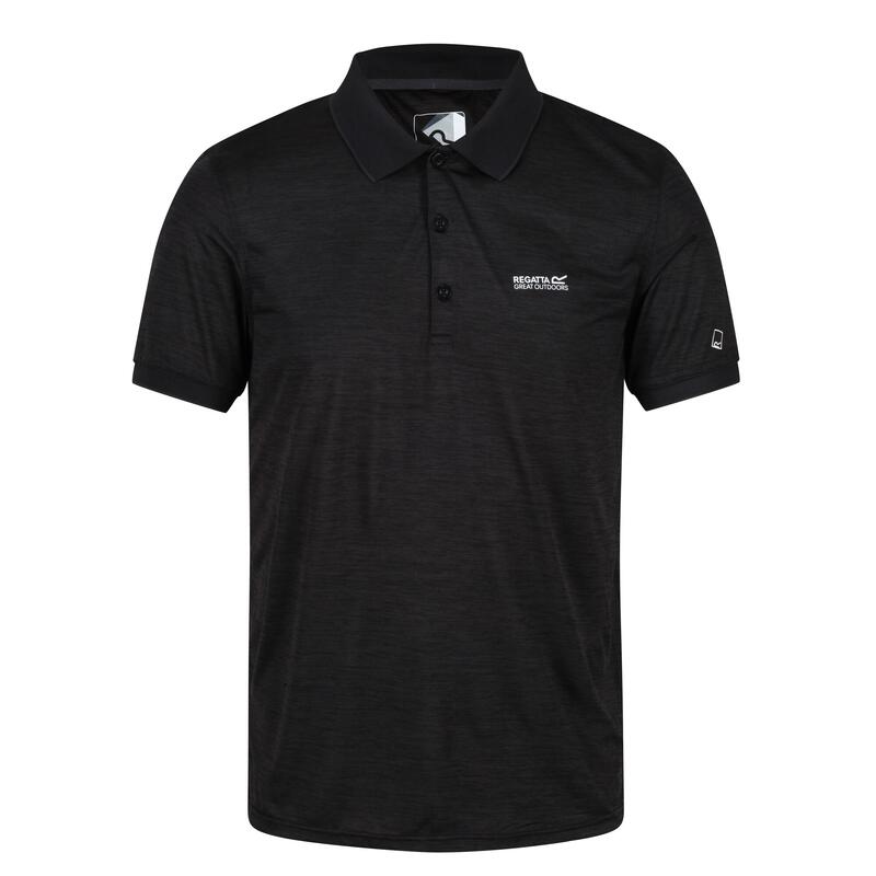 Funktionsshirt Remex II Wandern/Outdoor/Trekking Herren Black Atmungsaktiv