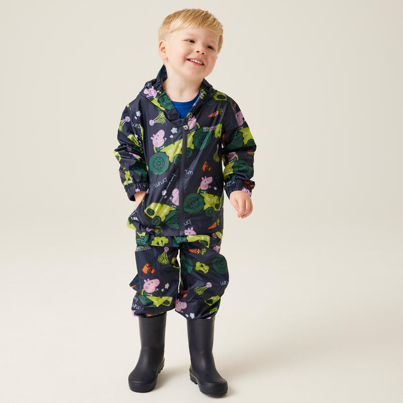 Veste Junior imperméable avec capuche et design Peppa Pig PACK-IT
