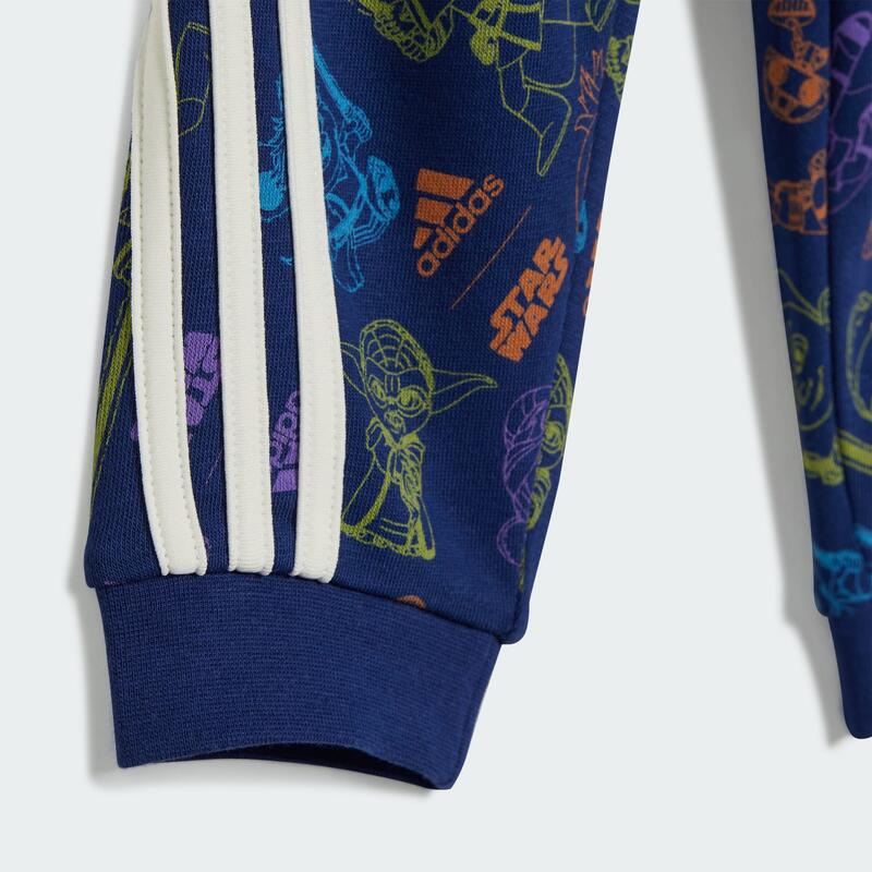 Conjunto sudadera cuello redondo y pantalón adidas x Star Wars Young Jedi