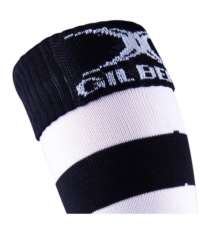 Kryten II Hoop Socks, Black / White 2/3