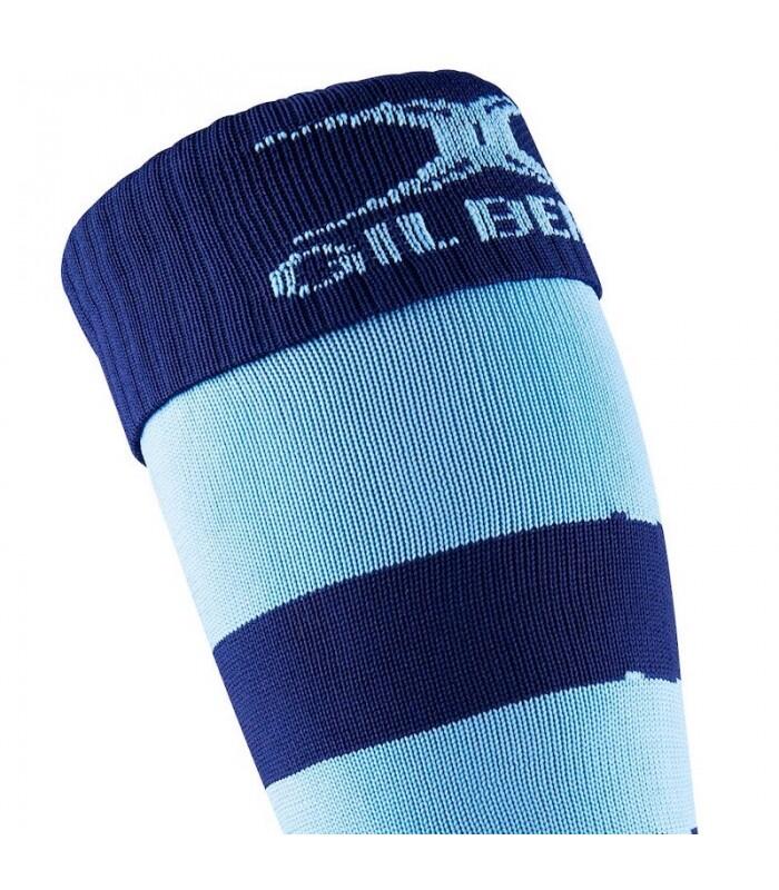 Kryten II Hoop Socks, Navy / Sky 2/3