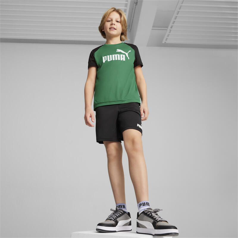 Set di shorts in poliestere da ragazzo PUMA Archive Green